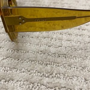 CELINE new collection amber frame and green lens